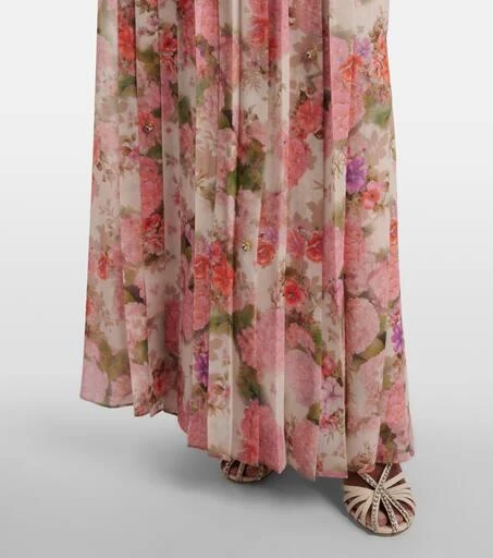 Max Mara Floral embellished maxi dress 6