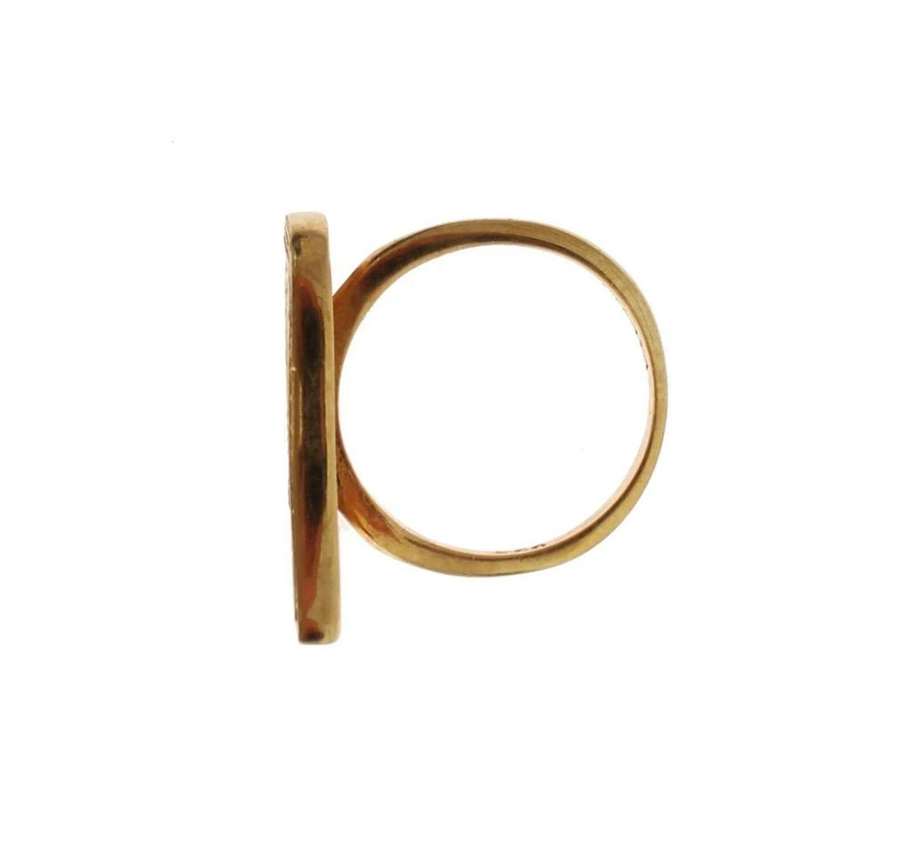 Nialaya Nialaya Womens Clear CZ Gold 925 Silver Authentic Ring 3