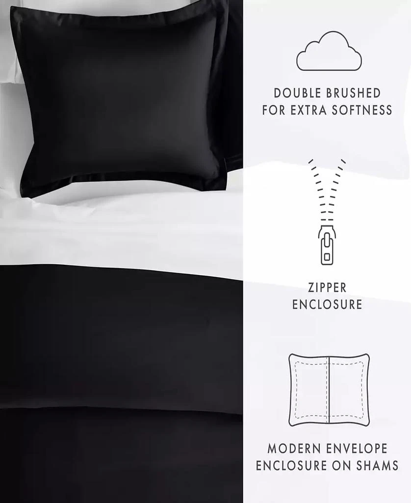 IENJOY HOME Double Brushed Solid Duvet Cover Set 11
