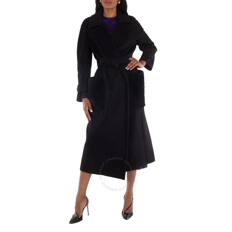 Max Mara Max Mara 'Asturie1234' Grey Cashmere Blend Coat