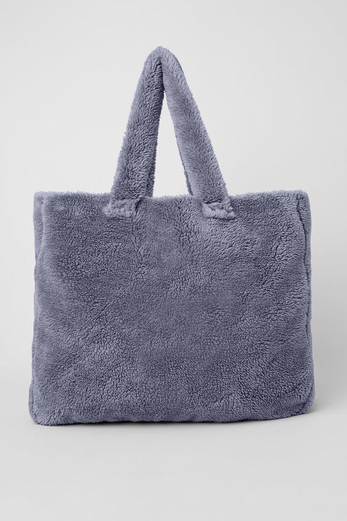 Alo Foxy Sherpa Tote - Fog - Tote Bags - Free Shipping