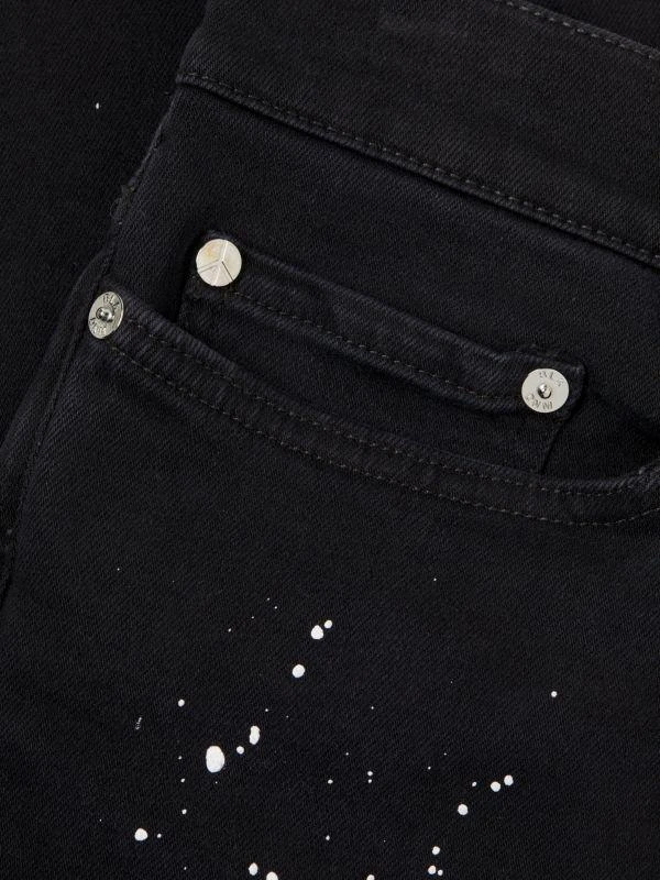 BLK DNM Paint Splatter Skinny Jeans 4