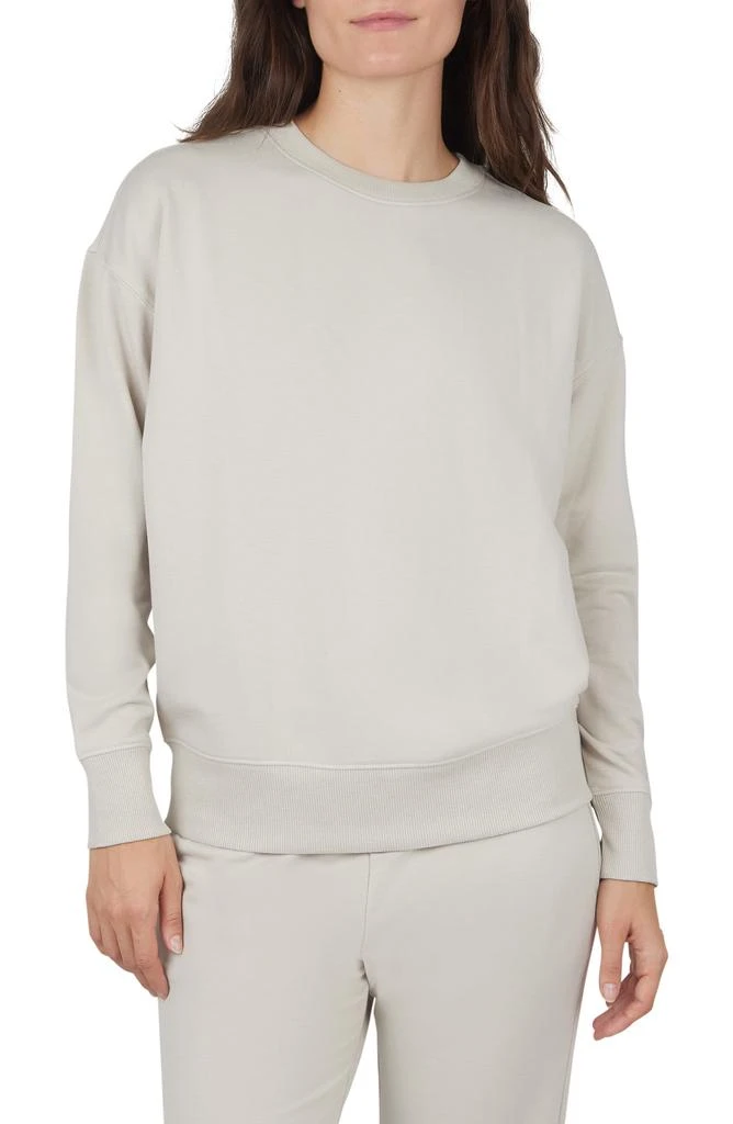 90 DEGREE BY REFLEX Brushed Terry Feel Good Sweatshirt 1