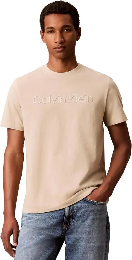 Calvin Klein Calvin Klein Men's Relaxed Fit CK Logo Crewneck T-Shirt
