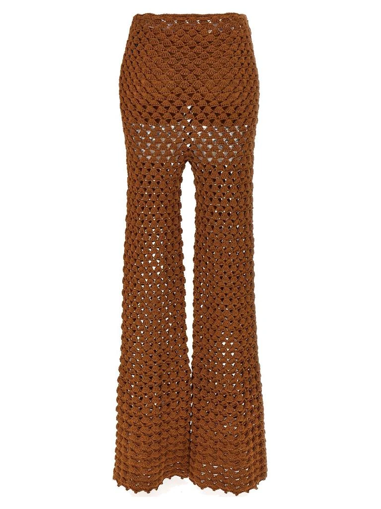 ERMANNO Ermanno Scervino Crochet Work Trousers 2
