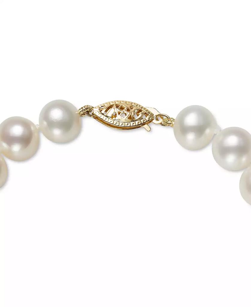 Belle de Mer AA 18" Cultured Freshwater Pearl Strand Necklace (7-1/2-8-1/2mm)