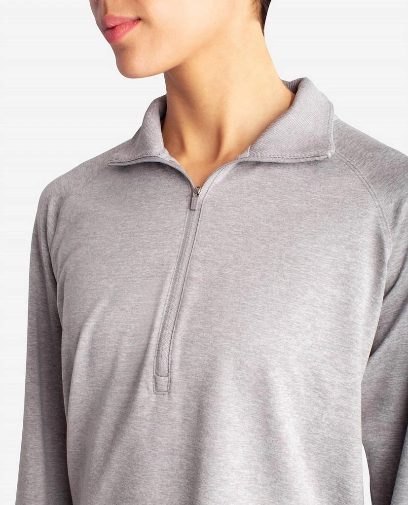 Danskin Danskin - Supersoft Quarter Zip Pullover Sweatshirt 4