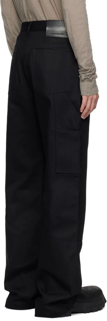 Rick Owens Black Hollywood Double Knee Geth Cut Jeans 3