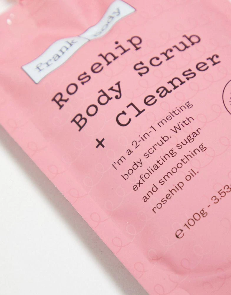 Frank Body Frank Body Rosehip Body Scrub & Cleanser Mini 100g 3