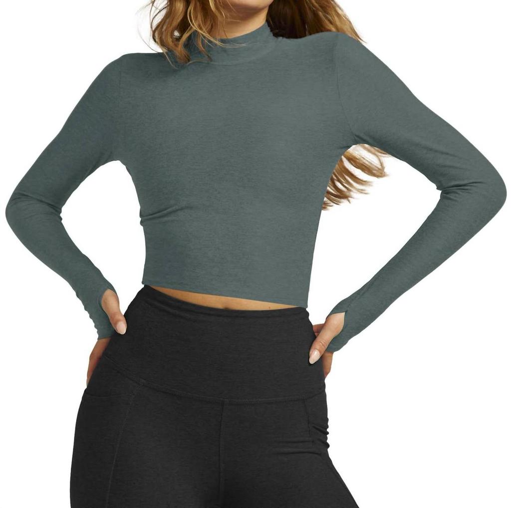 Beyond yoga Beyond Yoga - Featherweight Moving On Cropped Pullover