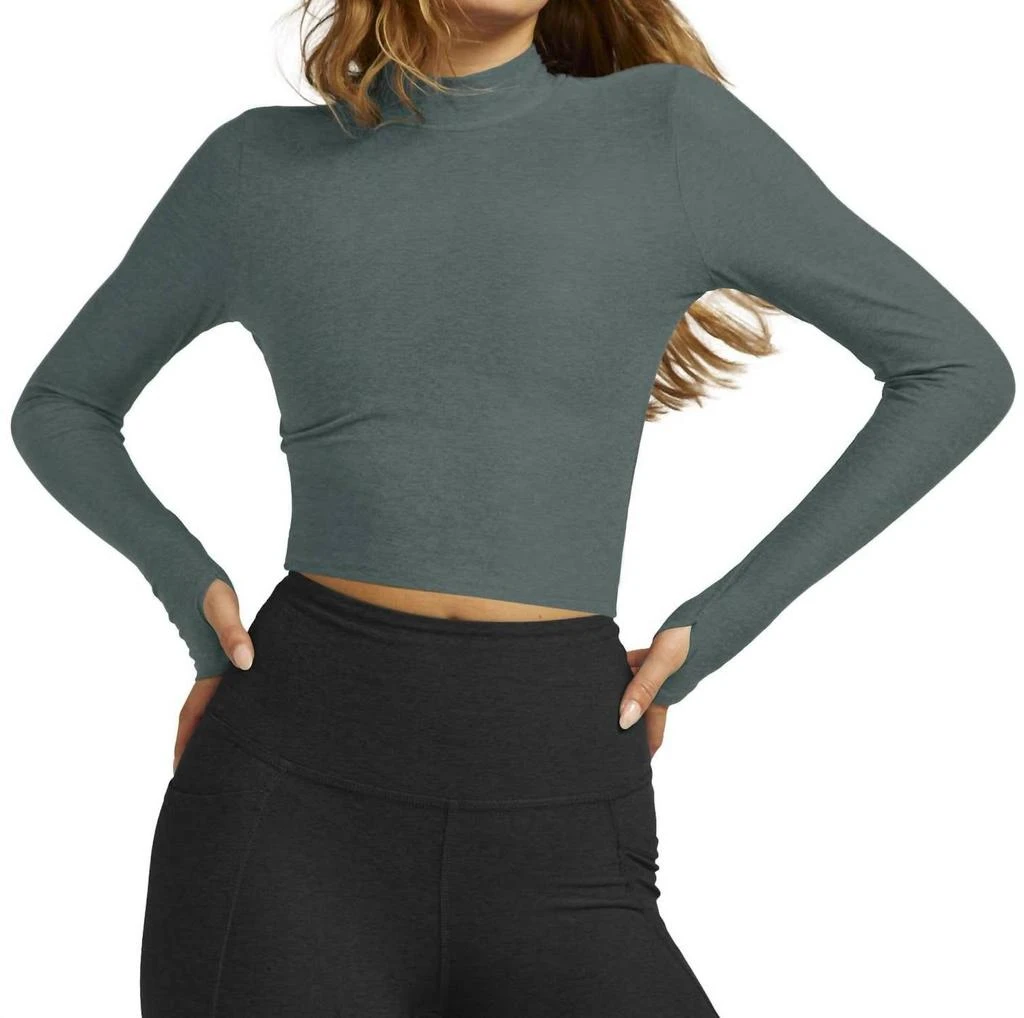 Beyond yoga Beyond Yoga - Featherweight Moving On Cropped Pullover 1