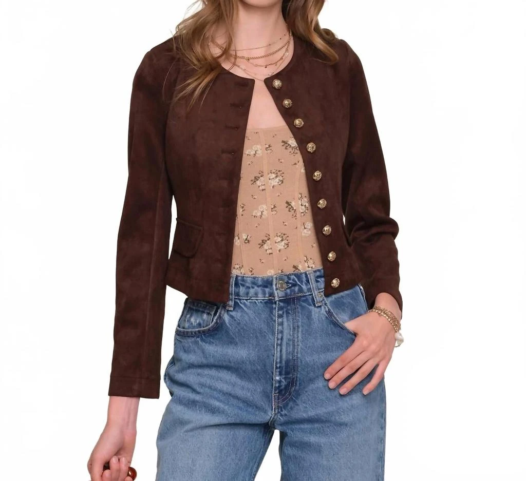 heartLoom Christy Blazer In Espresso