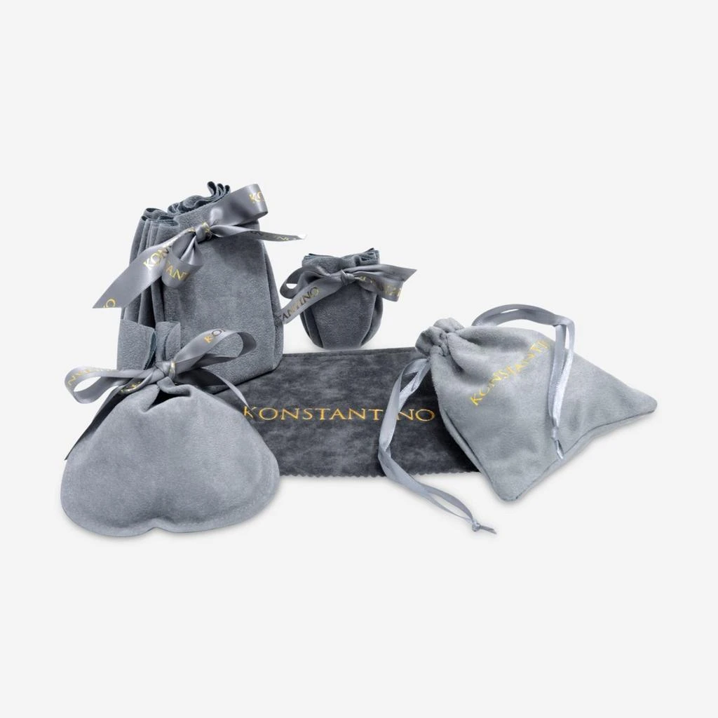 Konstantino Konstantino Dome Sterling Silver 
18K Yellow Gold Corundum Ring Sz. 6 DKJ974-538-S6-copy 4