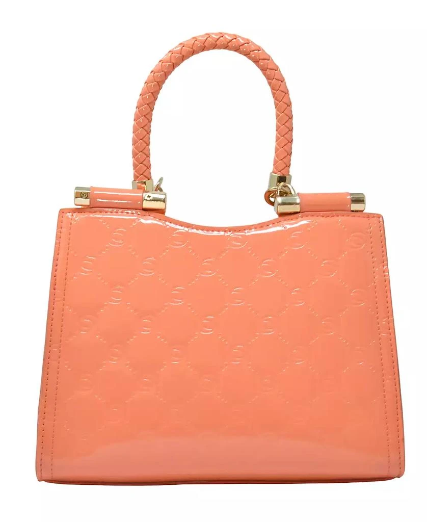 Bebe Dana Monogram Top Handle Crossbody 7
