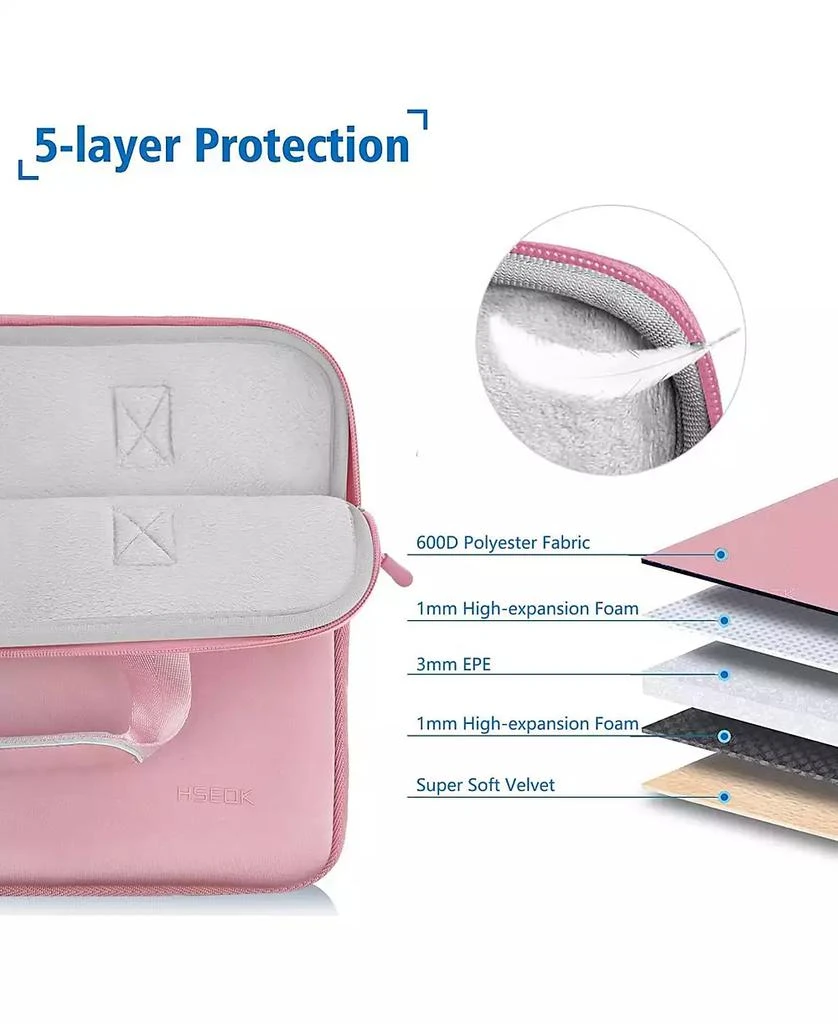 Acer Laptop Sleeve 13.3-14 inch Case with Small Pouch, Neoprene Computer Bag Compatible with MacBook Pro 14" M4/M3/M2/M1 2025-2021, Mac Air/Pro 13.3 inch 4