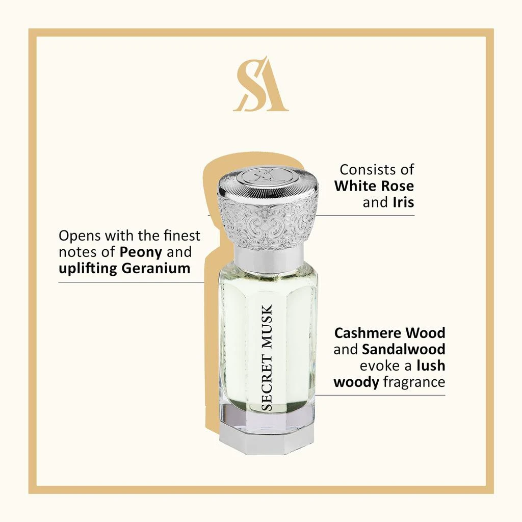 Swiss Arabian Secret Musk by  for Unisex - 0.4 oz Parfum Oil 2