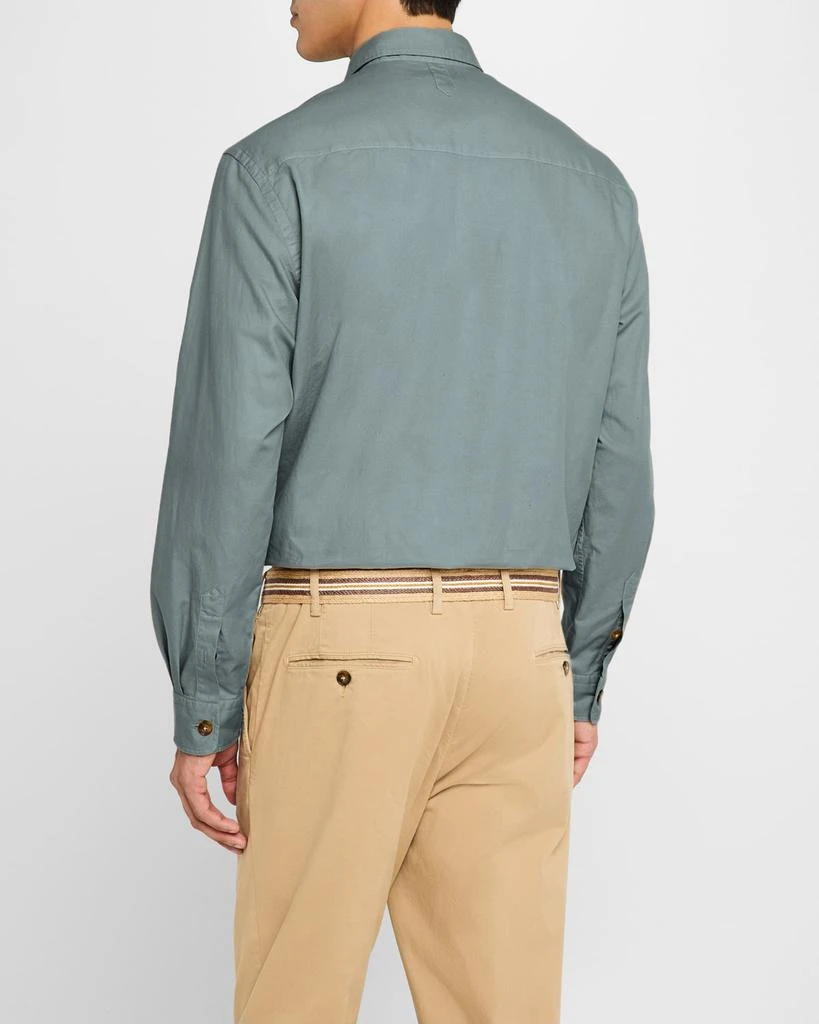 Canali Men's Utility Casual Button-Down Shirt 3
