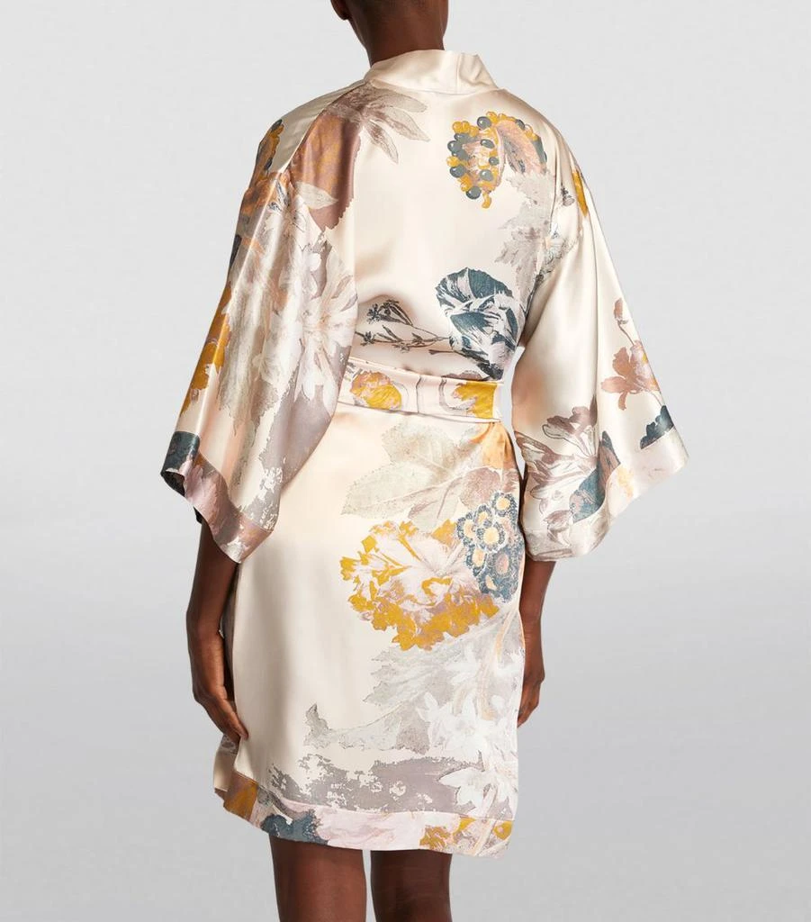 Carine Gilson Silk Butterfly Short Robe 4