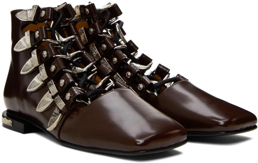 Toga Pulla SSENSE Exclusive Brown Boots 4