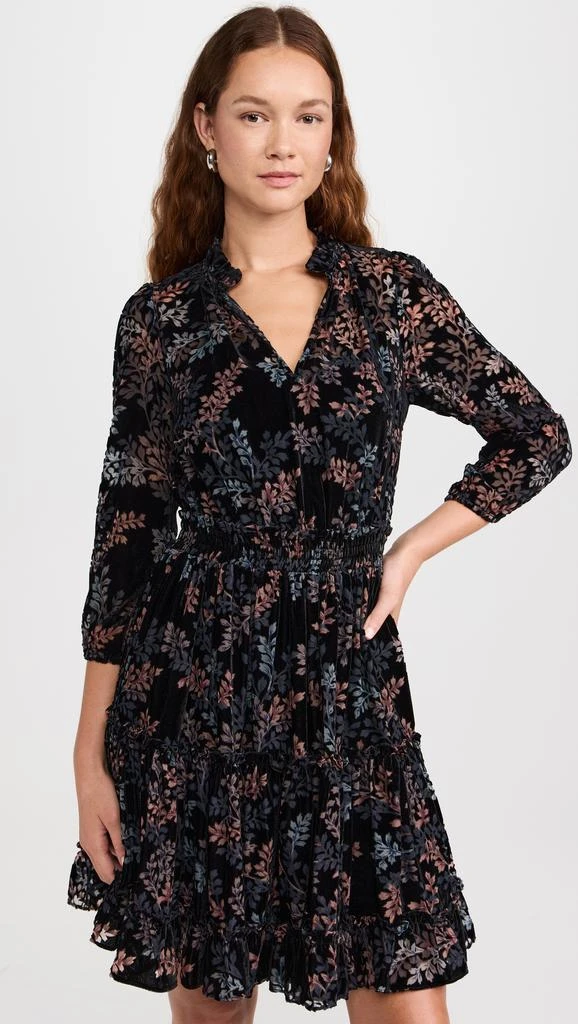 Shoshanna Arlene Velvet Dress 1