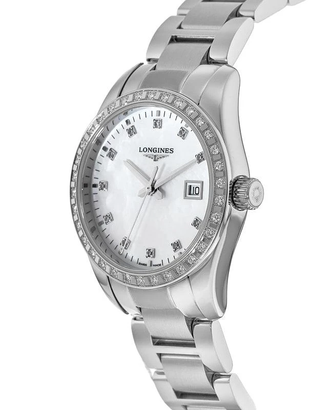 Longines Longines Conquest Classic Diamond White Mother of Pearl Dial Steel Women's Watch L2.286.0.87.6 3