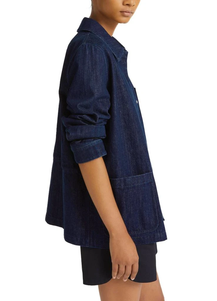 Yves Salomon Denim and leather jacket 4