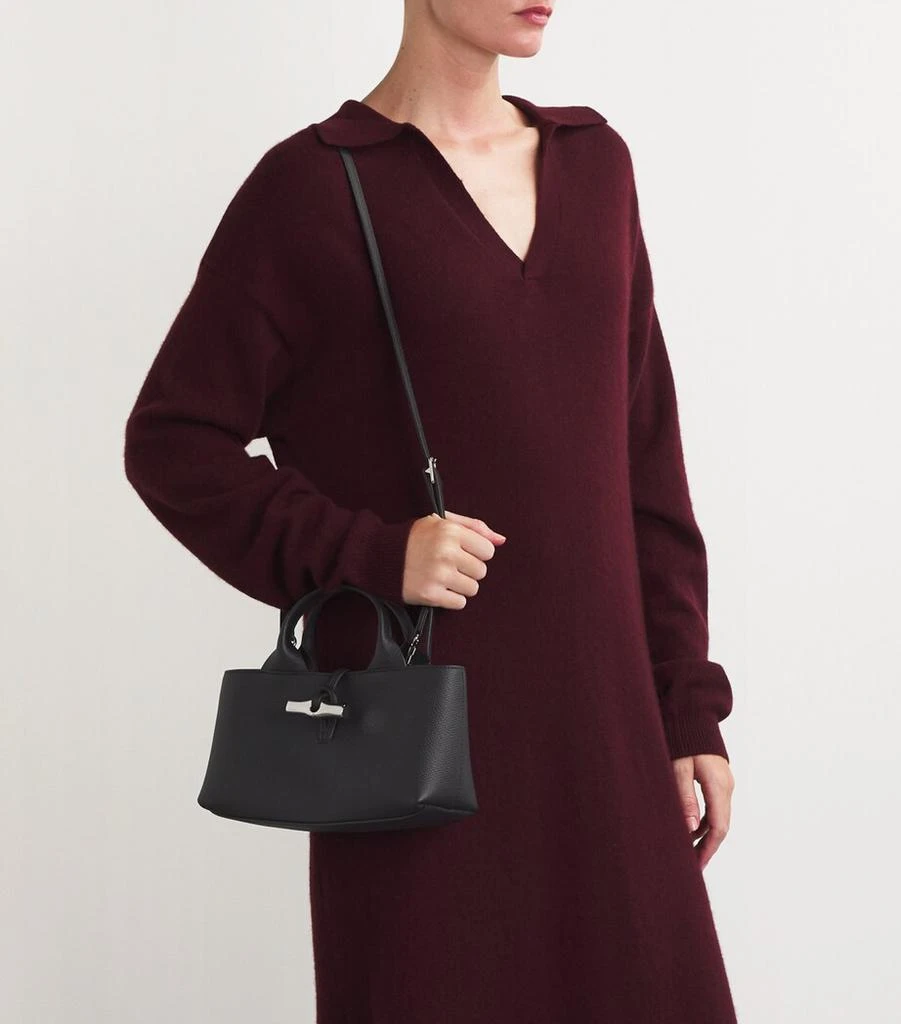 Longchamp Leather Roseau Top-Handle Bag - Shoulder Bags - BeyondStyle