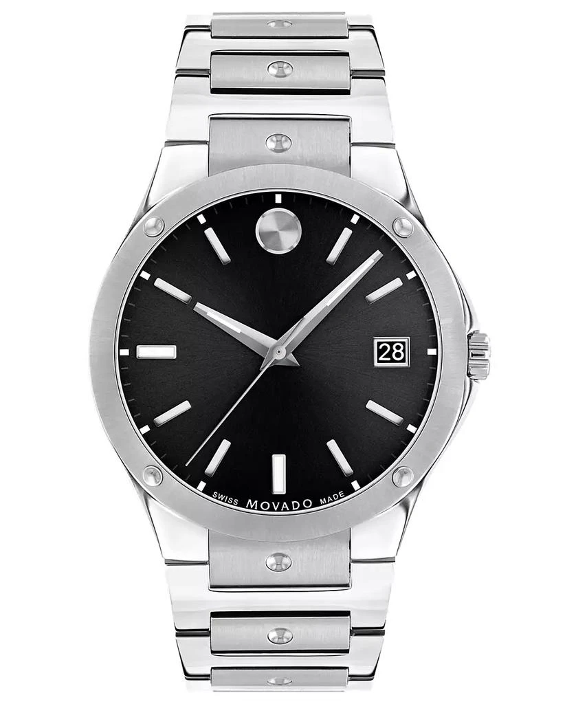 Movado Men's Swiss SE Stainless Steel Bracelet Watch 41mm 1