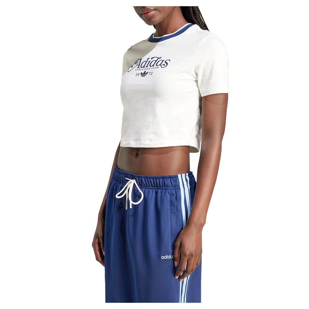 Adidas Graphic Badge Slim 3 Stripes Baby Crew Neck Short Sleeve T-Shirt