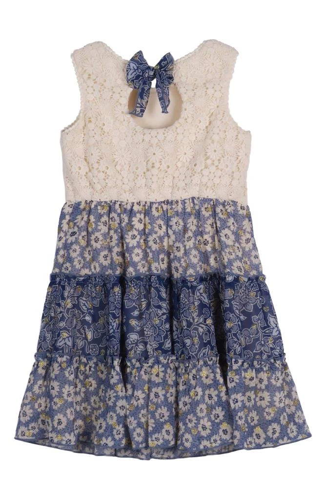Zunie Kids' Sleeveless Tiered Dress 2