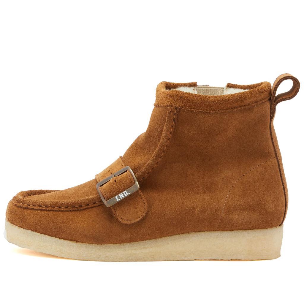 Clarks Originals END. x Clarks Originals x Beams Plus Walla Hi Strap Ankle Boots BeyondStyle