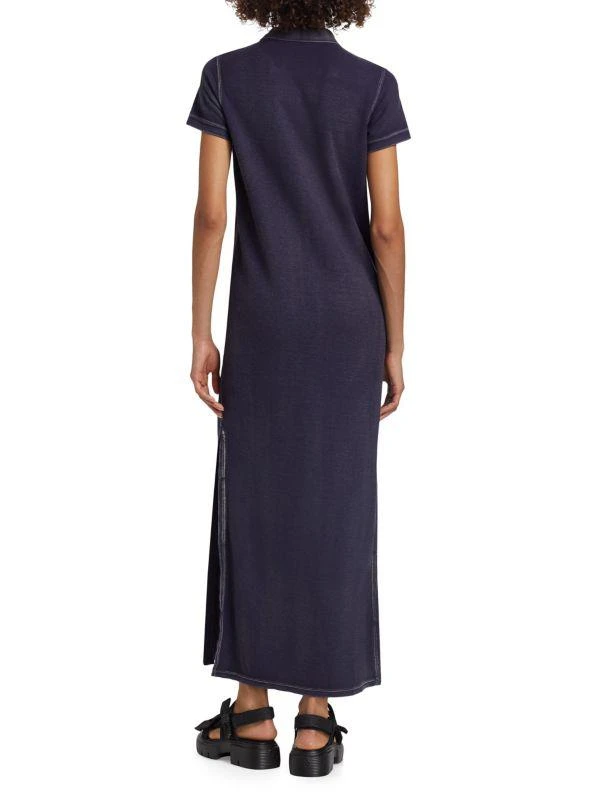 ATM Anthony Thomas Melillo Cotton Knit Short-Sleeve Polo Dress 2