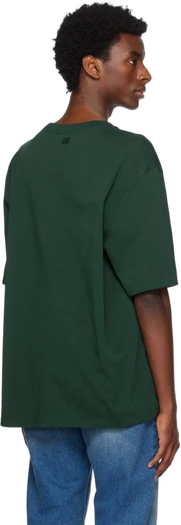 AMI Paris SSENSE Exclusive Green Ami de Cœur T-Shirt 3