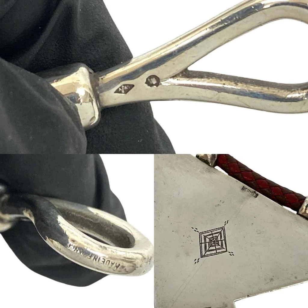 Hermes Color Leather 925 Necklace (Pre-Owned) 2