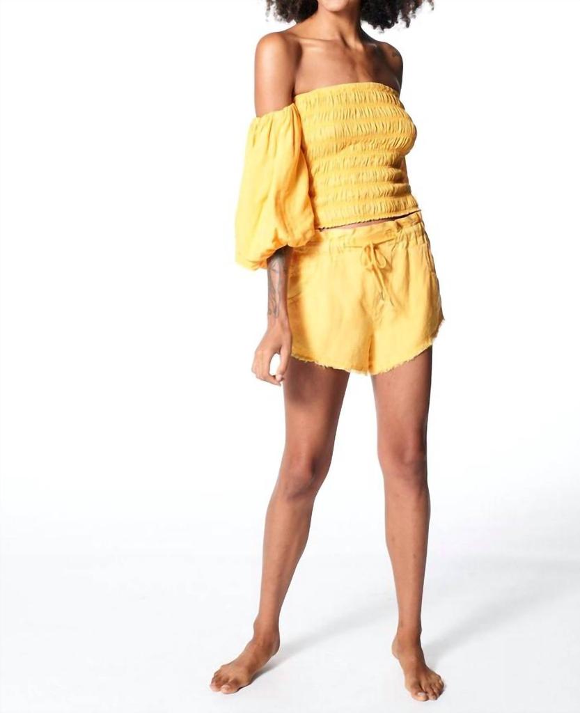 Young Fabulous & Broke Izzy Raw Edge Short