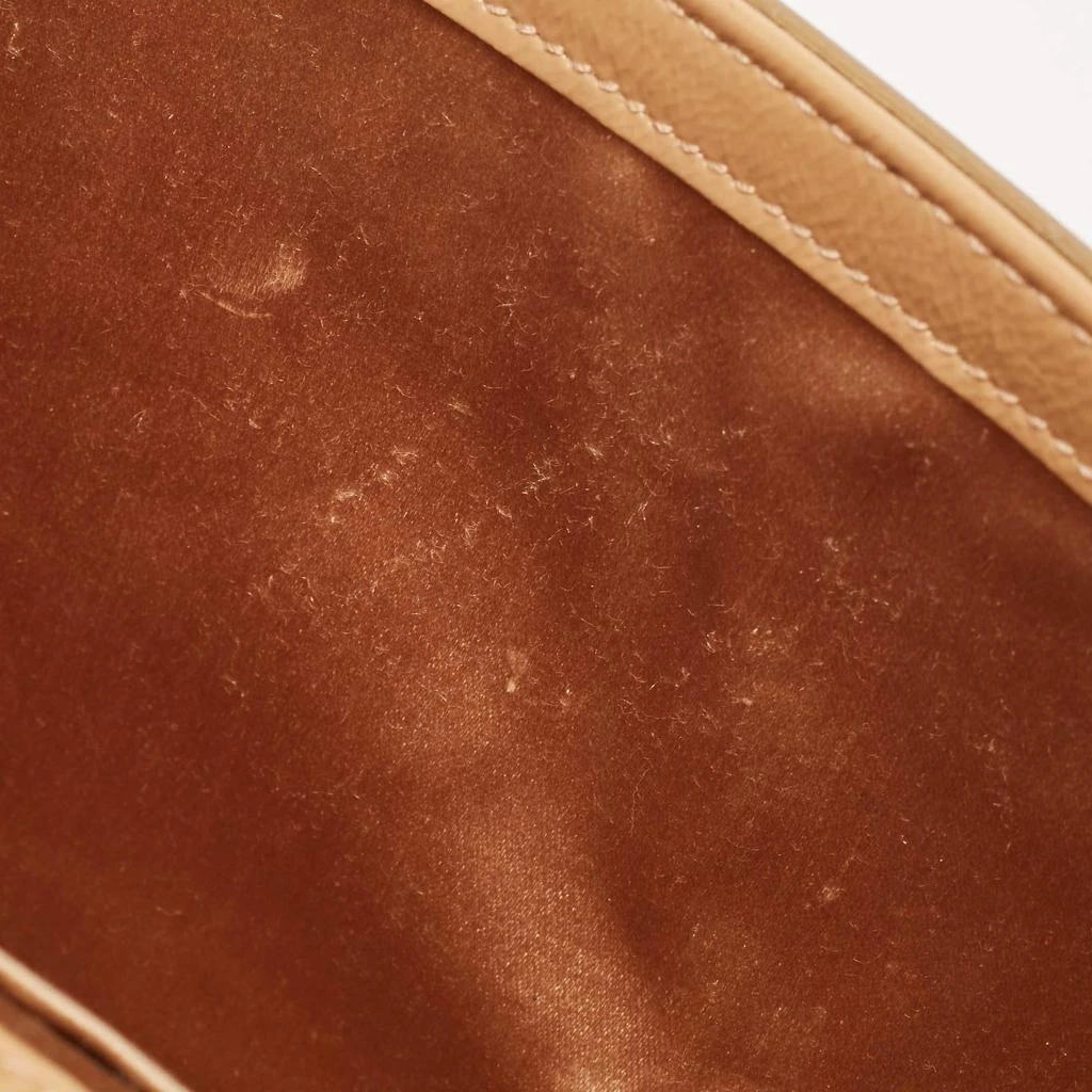 Yves Saint Laurent Saint Laurent Beige Patent Leather Belle De Jour Clutch 6