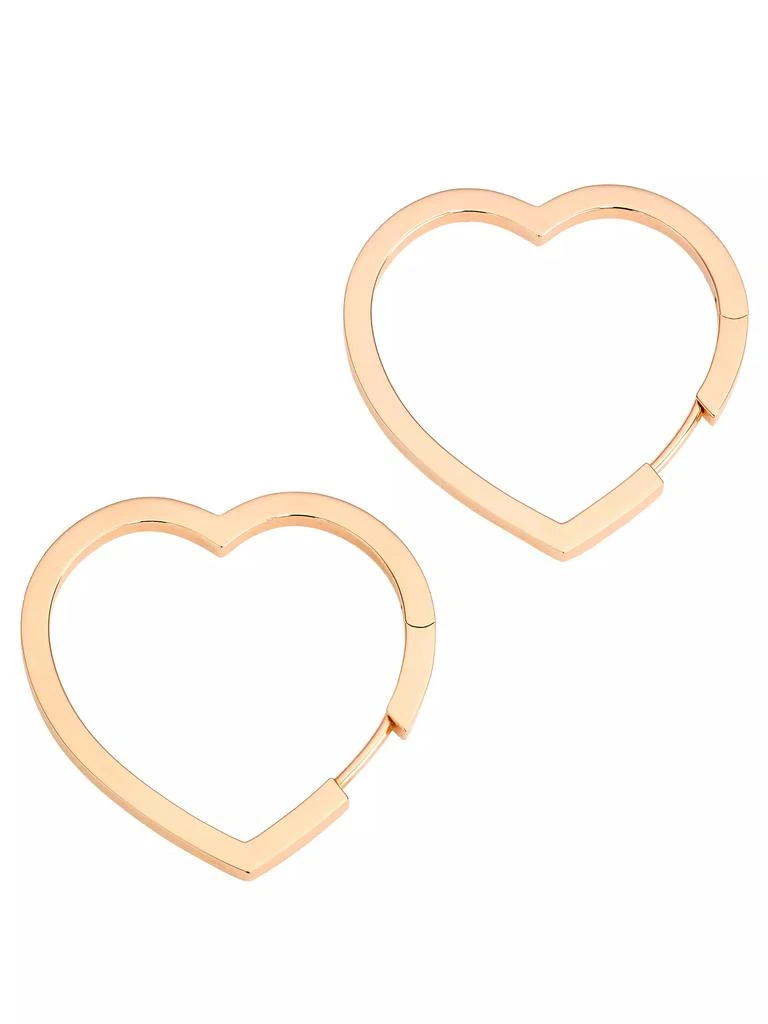 Repossi Antifer 18K Gold Heart Large Single Hoop Earring 4