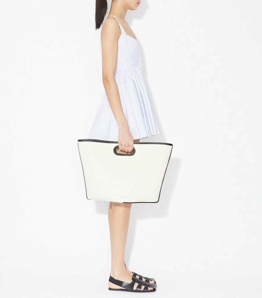 Alaïa Poplin Striped Skater Mini Dress 4