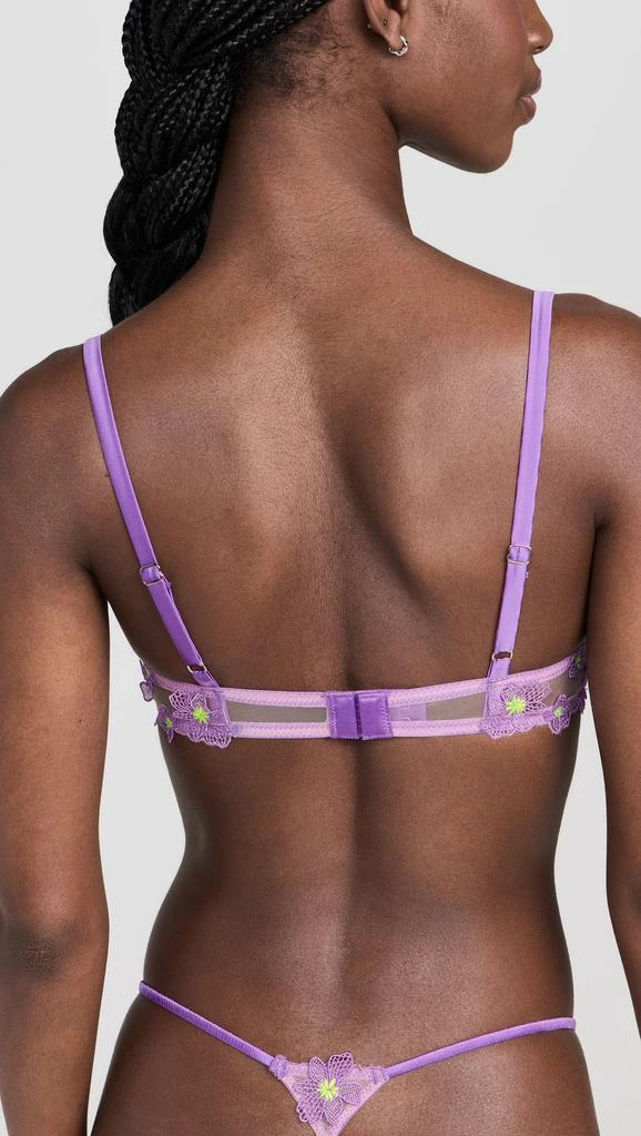 Fleur du Mal Petal Embroidery Demi Bra 2