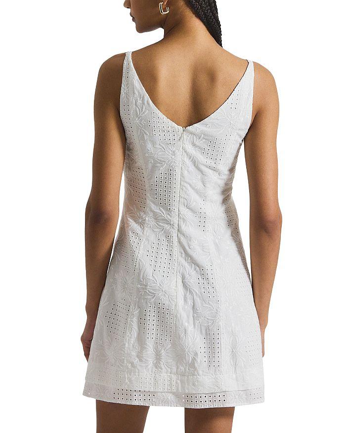 Derek Lam Saige Garden Tile Eyelet Mini Dress