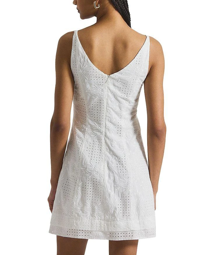 Derek Lam Saige Garden Tile Eyelet Mini Dress 2