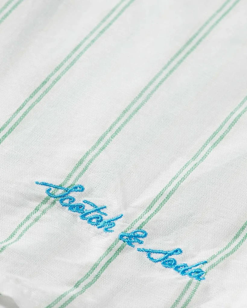 Scotch & Soda Boy's Yarn-Dyed Cotton Linen Button-Front Shirt, Size 4-12 3