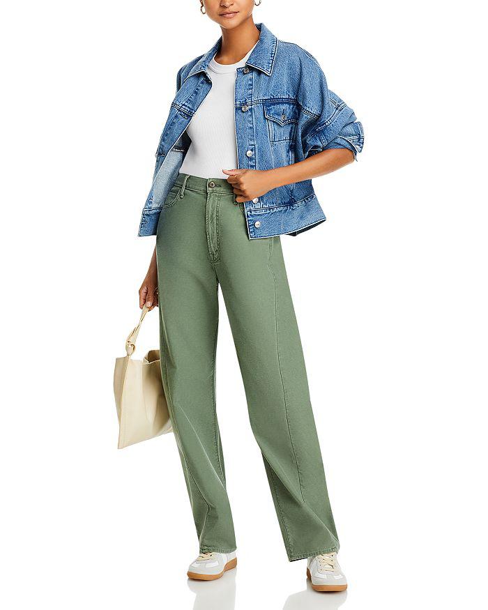 MOTHER The Full Pipe Skimp High Rise Jeans in Roger That