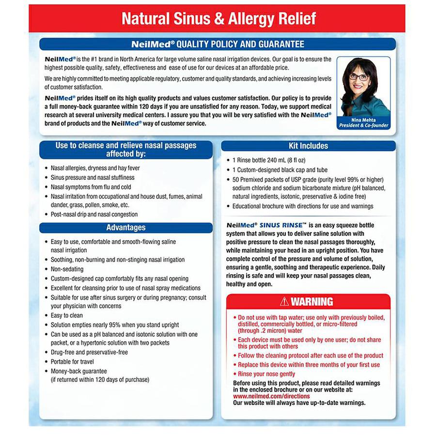 NeilMed Sinus Rinse Kit