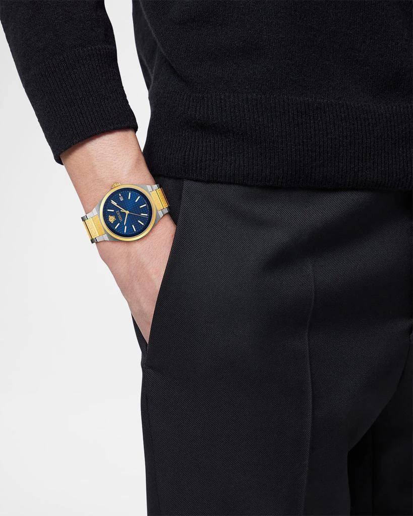 Versace V-Auria 39MM Two Tone Bracelet Watch 2