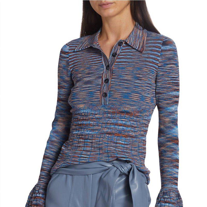 SIMKHAI Mackenna Polo T-Shirt