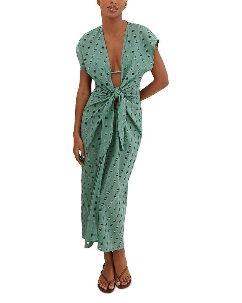 Vix Swimwear Sasha Eyelet Cover-Up Dress 1