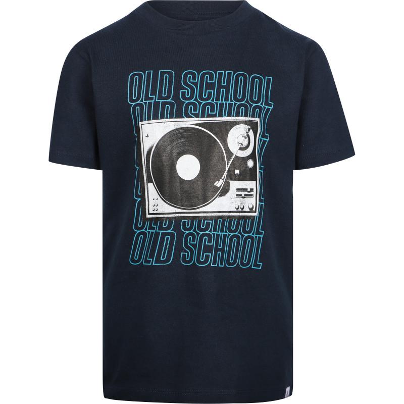 Kid Dangerous Old school t shirt in navy