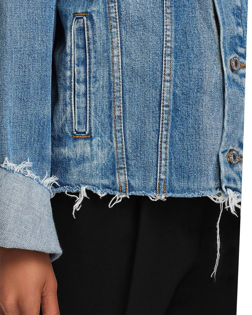 Re/Done Cutoff Denim Trucker Jacket 6