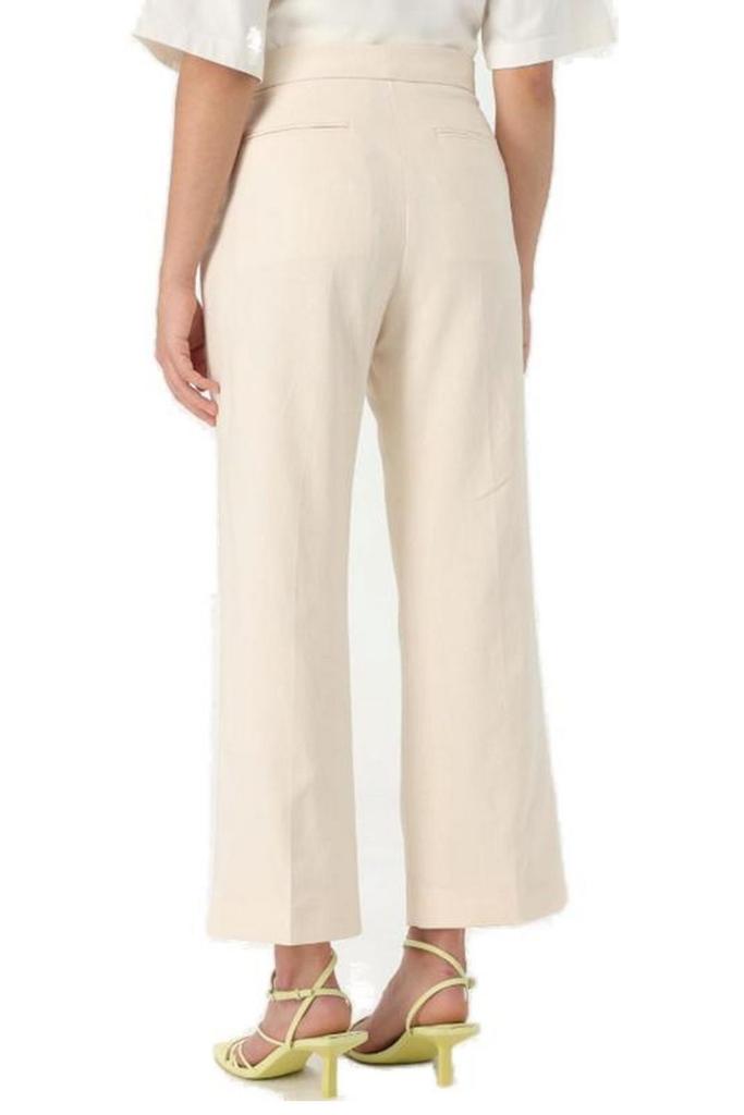 MSGM MSGM Mid-Rise Flared-Leg Trousers